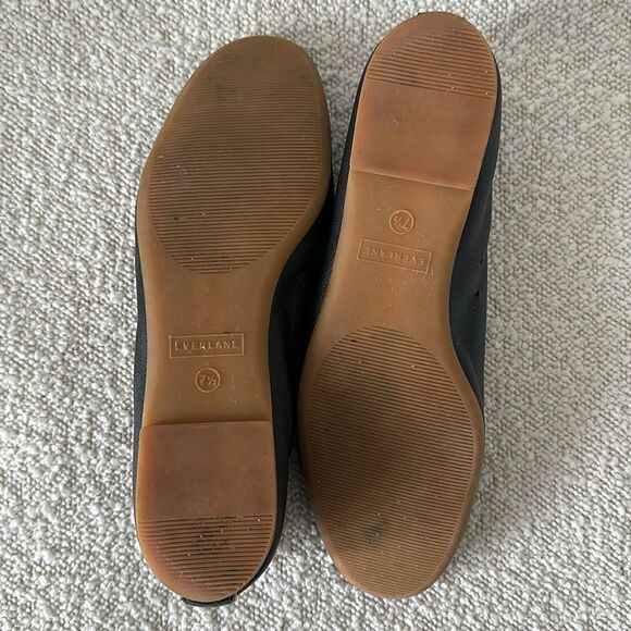 Everlane Black Day Glove Ballet Flats Sz 7.5 Classic Minimalist Chic - Picture 9 of 11